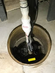 sump pump radon system